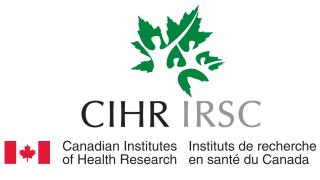 Canadian Institutes of Health Research logo.